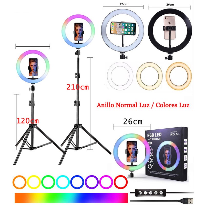 Colorful Ring Light with...