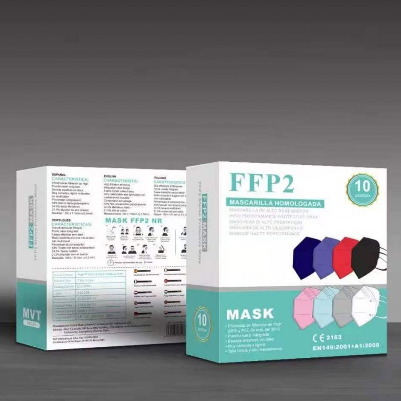 Mascarilla Color FFP2, 8...